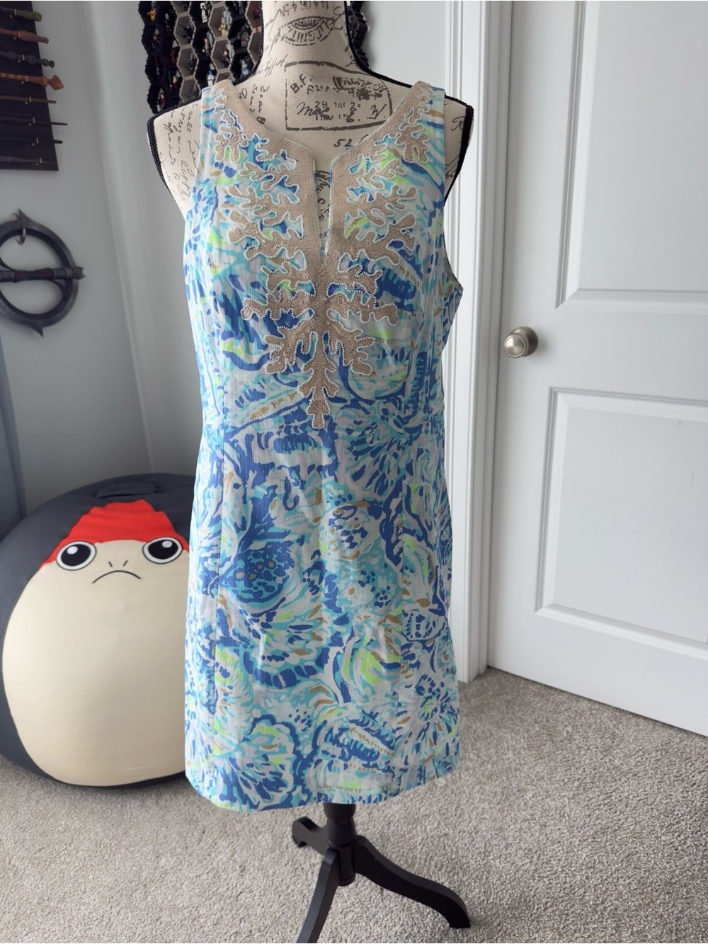 Lilly Pulitzer Seashell Inspired Print Mini Dress